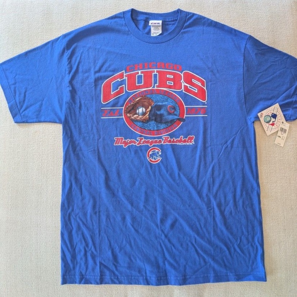 Chicago Cubs  CSA Baseball T-shirt Mens Size XL NWT
